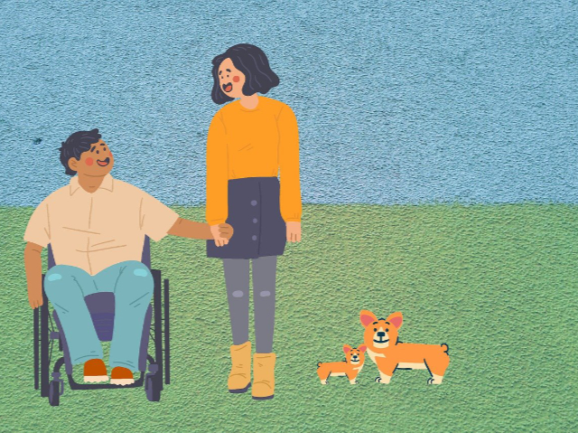 Invaliditet, ilustracija.