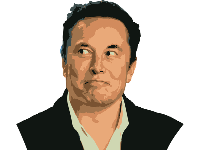 Elon Musk, ilustracija.
