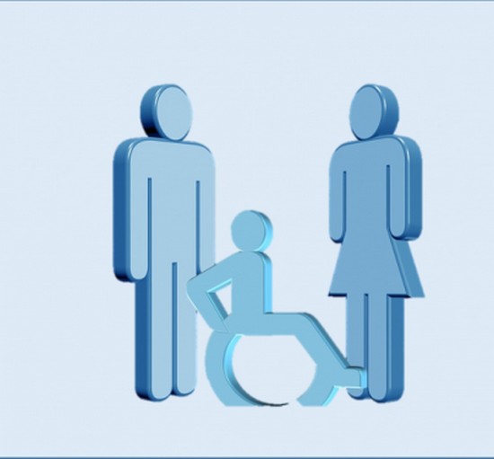 Osobe s invaliditetom, ilustracija